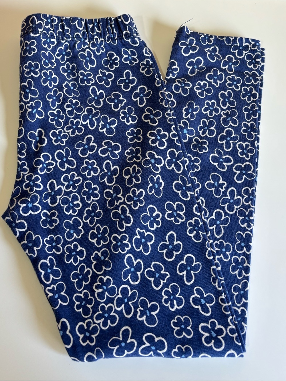 Mayoral Blue Floral Leggings